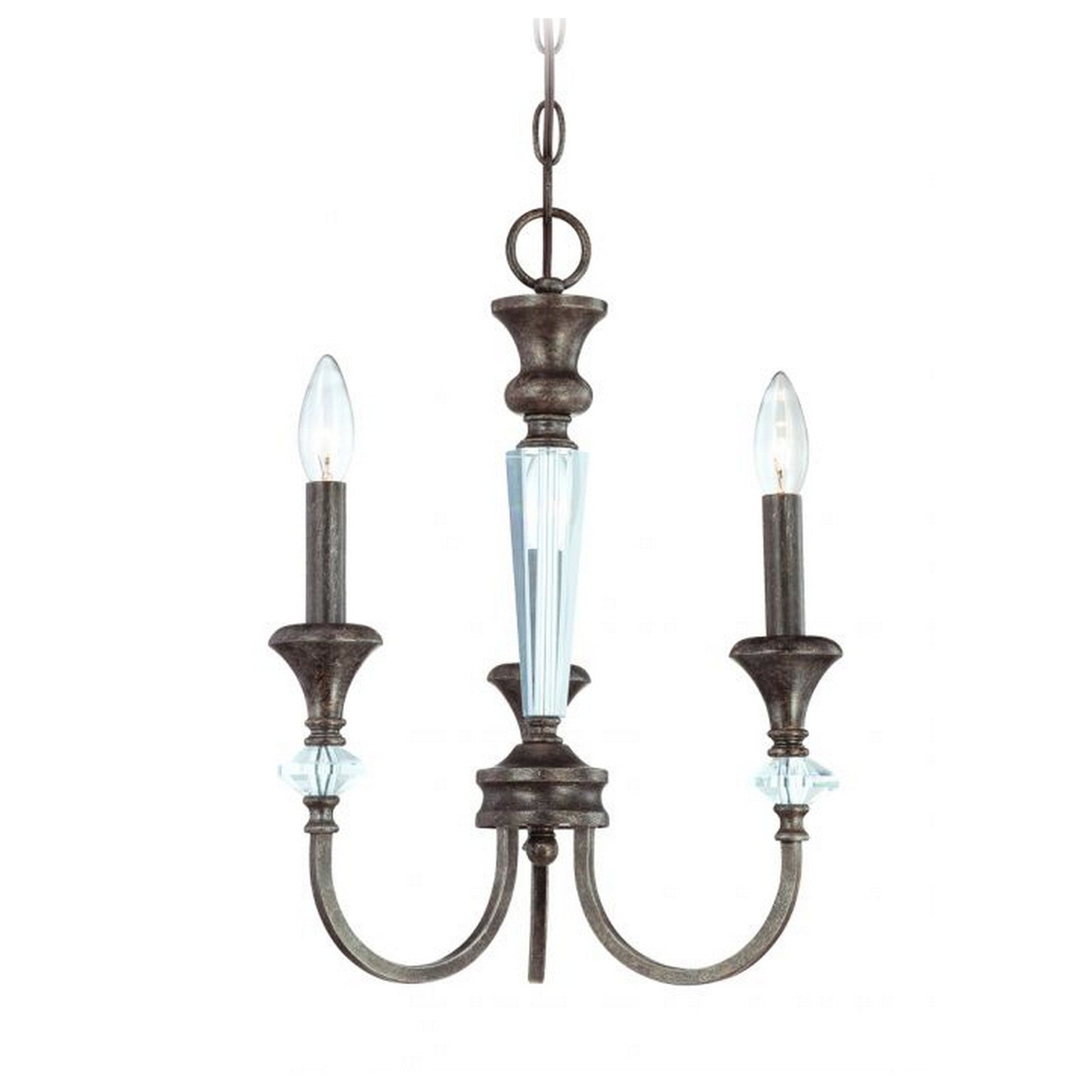 Craftmade Boulevard 13" 3-Light Mocha Bronze Candelabra Chandelier