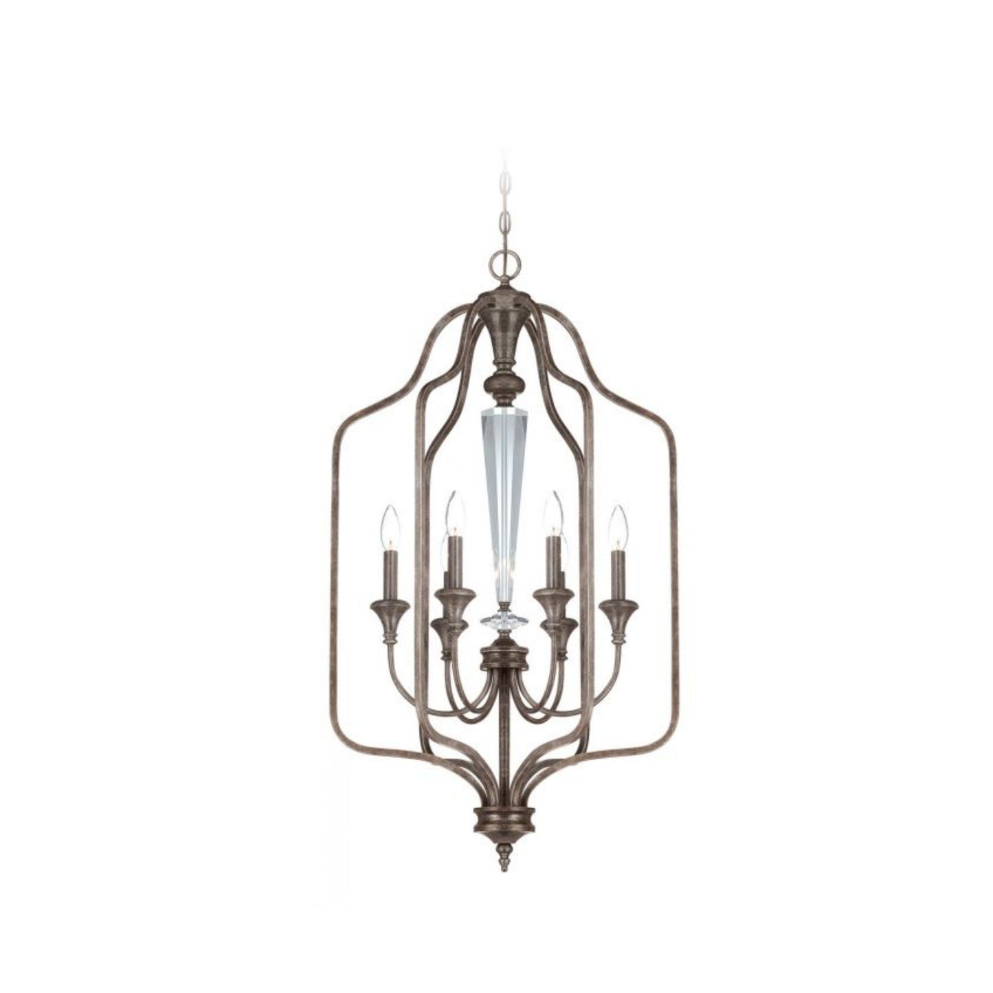 Craftmade Boulevard 21" 6-Light Mocha Bronze Candelabra Foyer Chandelier