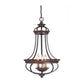 Craftmade Stafford 16" 3-Light Aged Bronze and Textured Black Candelabra Foyer Chandelier