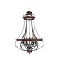 Craftmade Stafford 31" 9-Light Aged Bronze and Textured Black Candelabra Chandelier