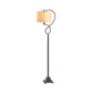 Crestview Collection Echo 61" Traditional Metal Floor Lamp In Bronze Finish With Beige Hardback Fabric Drum Shade