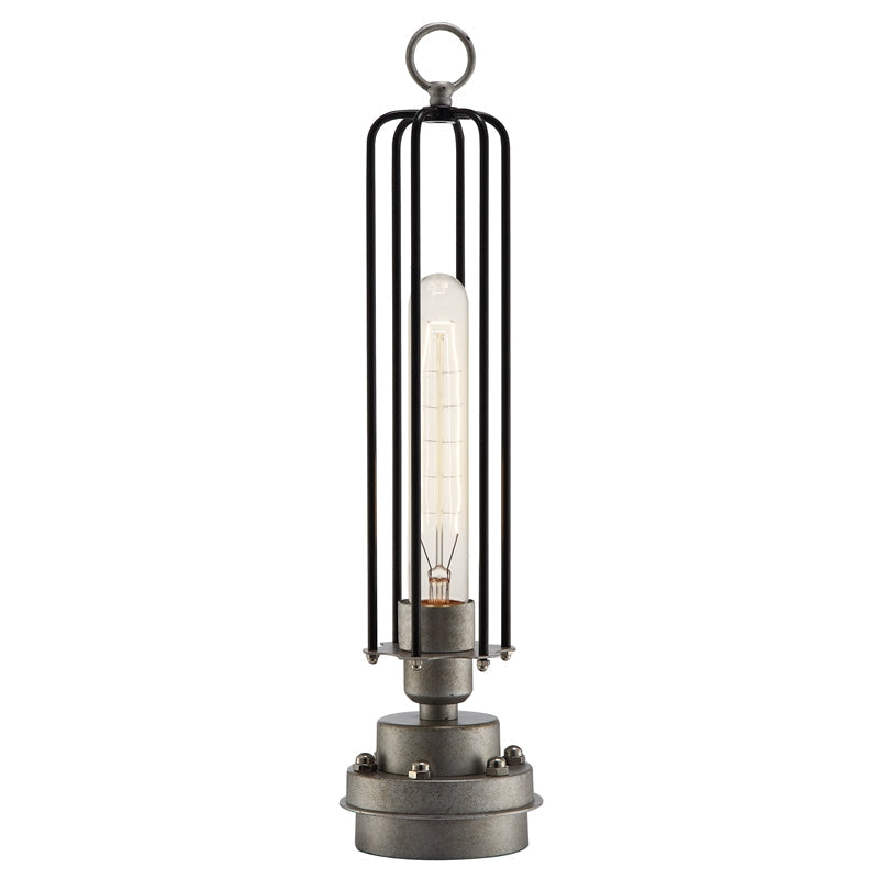 Crestview Collection Hudson 22" Rustic Metal Accent Lamp In Antique Brass Finish