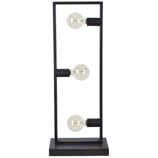 Crestview Collection Novo 28" Modern Iron Table Lamp In Oil Rubbed Bronze Finish