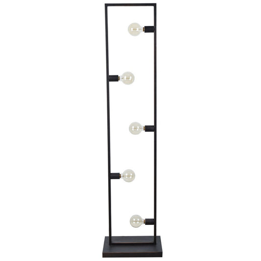 Crestview Collection Novo 61" Modern Iron Floor Lamp In Oil Rubbed Bronze Finish