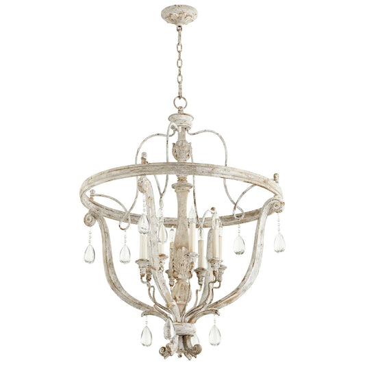 Cyan Design Bayou 8-Light Weathered Gray Chandelier