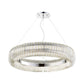 Cyan Design Beaming Large 10-Light Round Chrome Pendant