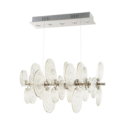 Cyan Design Discus 5-Light Polished Nickel Pendant