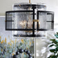 Cyan Design Panorama Medium 6-Light Noir / Aged Brass Chandelier