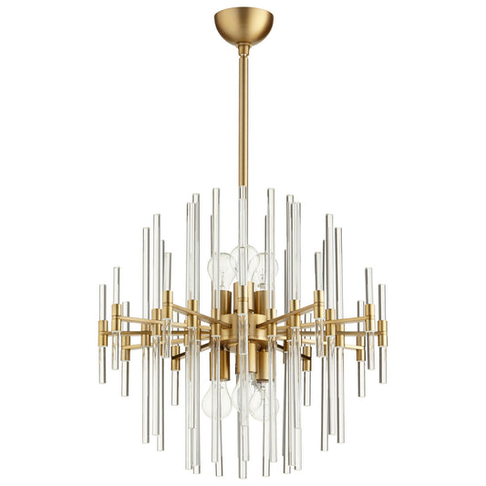Cyan Design Quebec 6-Light Small Aged Brass Pendant