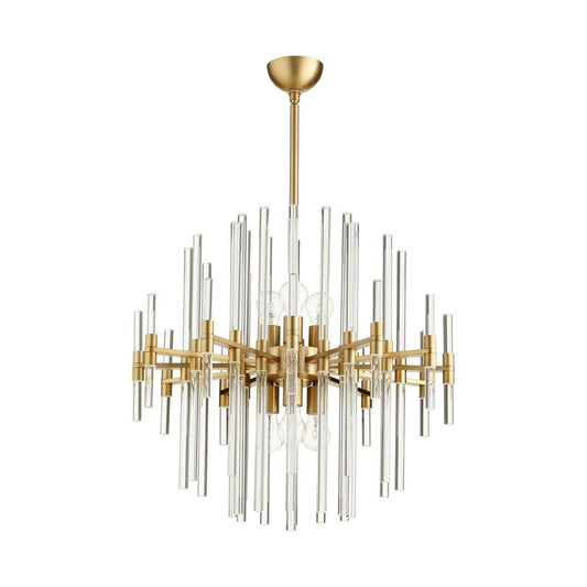 Cyan Design Quebec 6-Light Sphere Aged Brass Pendant
