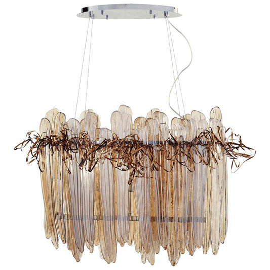 Cyan Design Thetis 5-Light Chrome and Copper Island