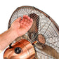 Deco Breeze 48" Copper Adjustable Height Indoor Pedestal Floor Fan