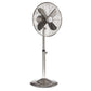 Deco Breeze 48" Stainless Steel Adjustable Height Indoor Pedestal Floor Fan