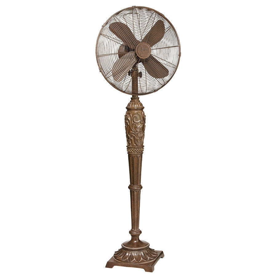 Deco Breeze Cantalonia 56" Brown Indoor Pedestal Floor Fan