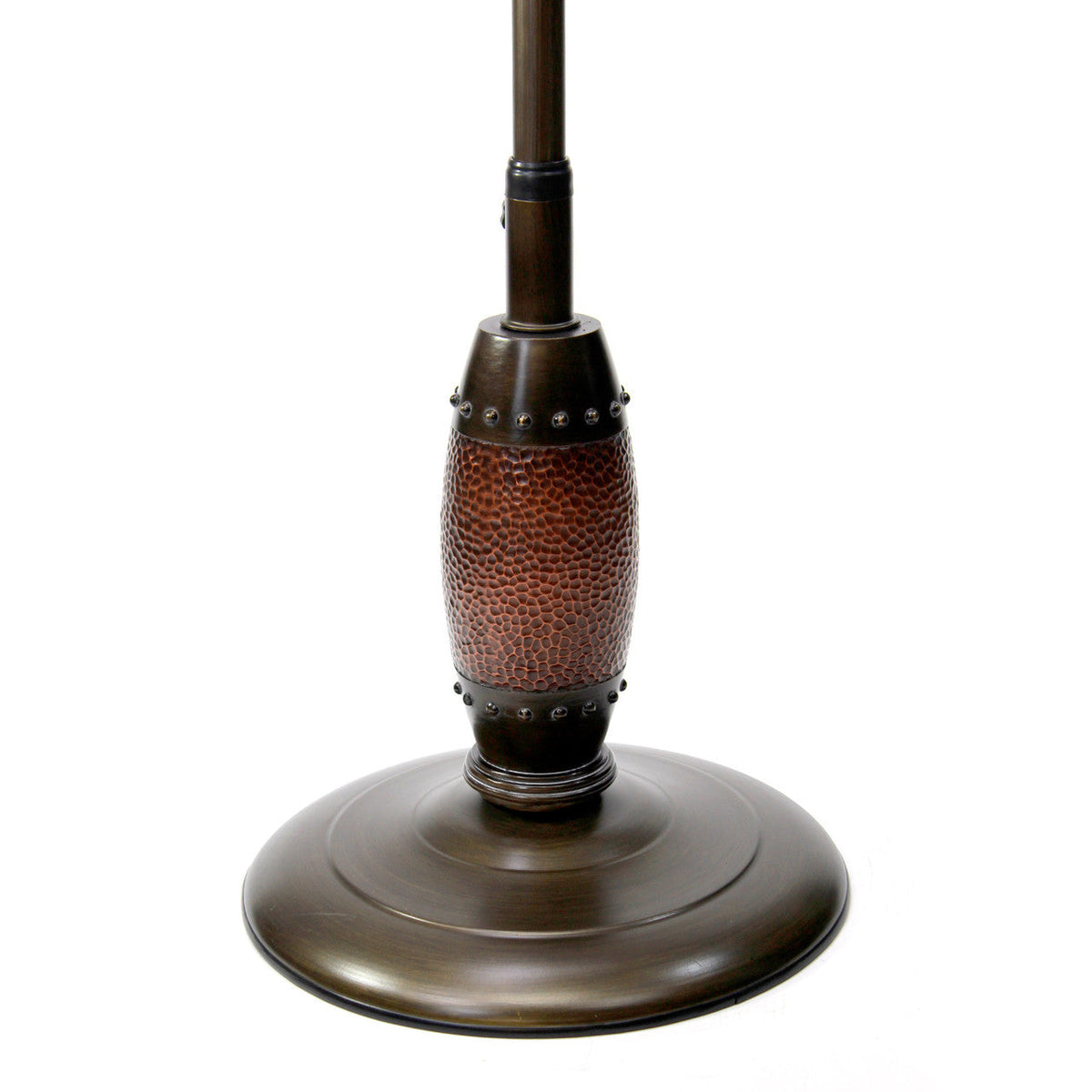 Deco Breeze Coppertino 51" Copper & Brown Adjustable Height Outdoor Pedestal Floor Fan