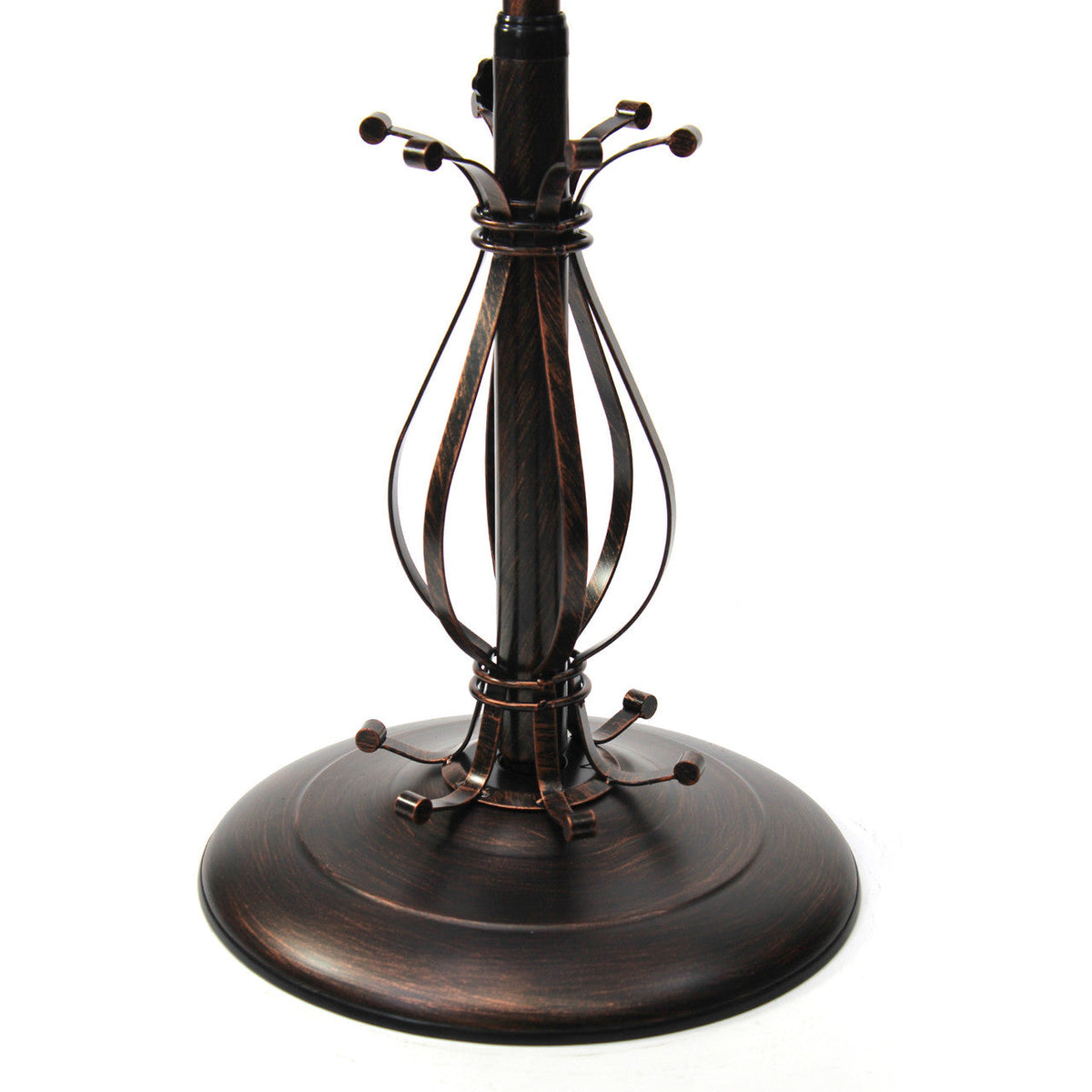 Deco Breeze Prestigious 51" Brown Adjustable Height Outdoor Pedestal Floor Fan