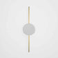 Design for Macha Celeste Solitude Ceiling or Wall-Mounted Chromed Lucid One-Armed Brass Lamp