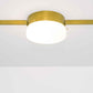 Design for Macha Celeste Solitude Ceiling or Wall-Mounted Chromed Opaque One-Armed Brass Lamp