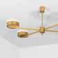 Design for Macha Celeste Supine Ceiling or Wall-Mounted Bronze Four-Armed Brass Lamp