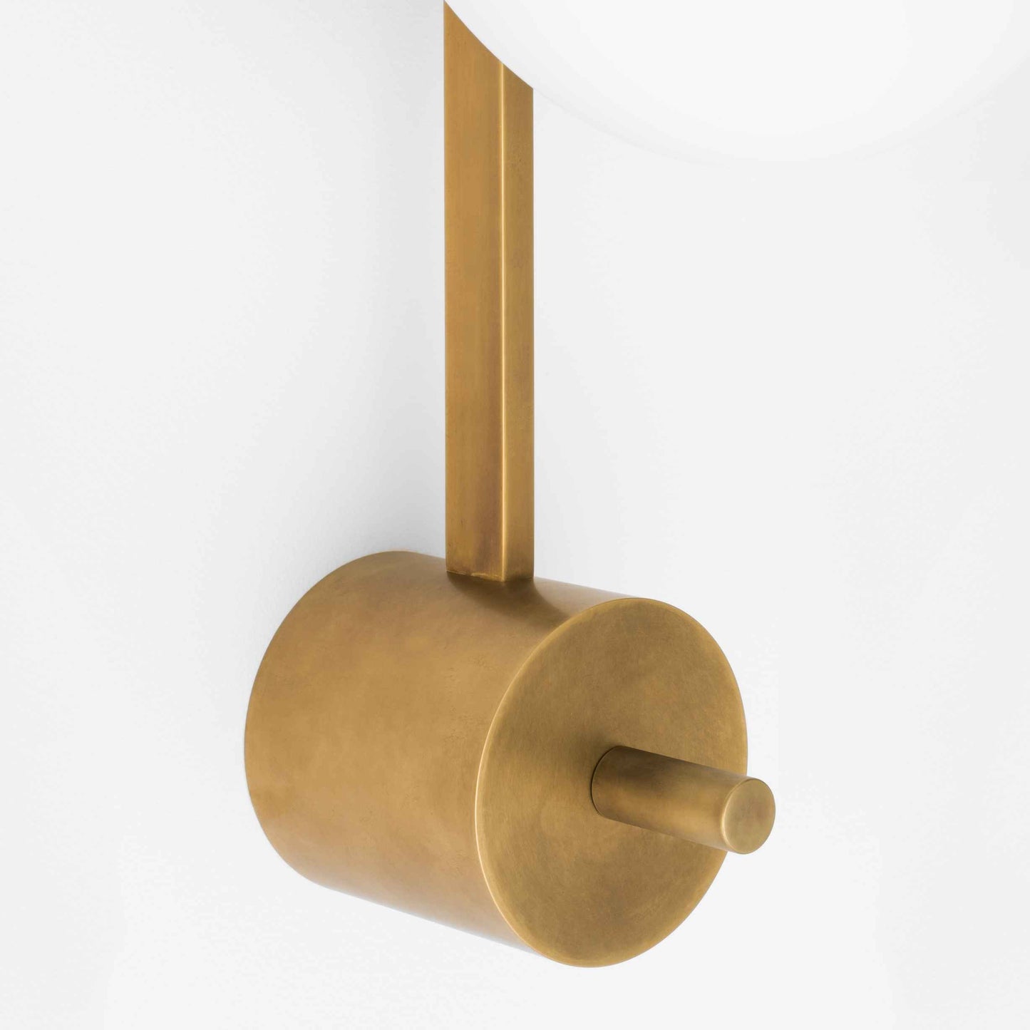 Design for Macha Helios Octo II Ceiling or Wall-Mounted Unpolished Opaque Eight-Armed Brass Lamp