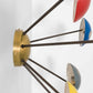 Design for Macha Helios Septem I Ceiling or Wall-Mounted Polished Seven-Armed Brass Lamp
