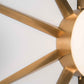 Design for Macha Solare Capri Ceiling or Wall-Mounted Bronze Ten-Armed Brass Lamp