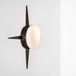 Design for Macha Solare Cross Ceiling or Wall-Mounted Bronze Four-Armed Brass Lamp