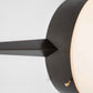 Design for Macha Solare Cross Ceiling or Wall-Mounted Unpolished Lucid Four-Armed Brass Lamp