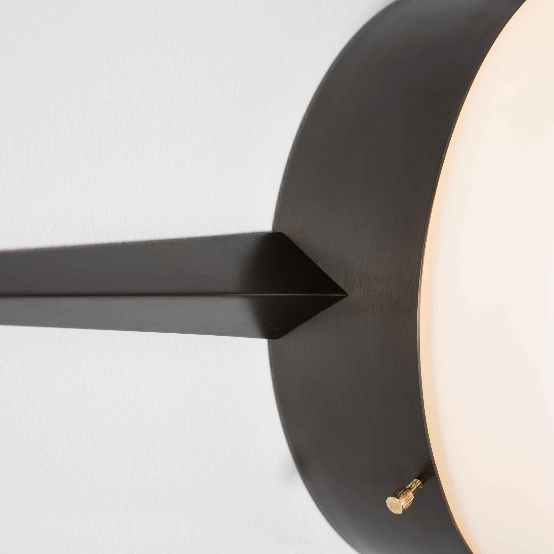 Design for Macha Solare Cross Ceiling or Wall-Mounted Unpolished Lucid Four-Armed Brass Lamp