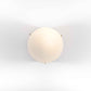 Design for Macha Solare Virgin Ceiling or Wall-Mounted Blackened One-Armed Brass Lamp