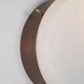 Design for Macha Solare Virgin Ceiling or Wall-Mounted Polished Brushed One-Armed Brass Lamp