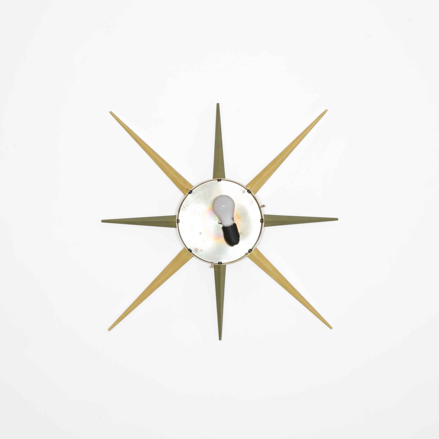Design for Macha Solare Windrose Ceiling or Wall-Mounted Bronze Eight-Armed Brass Lamp