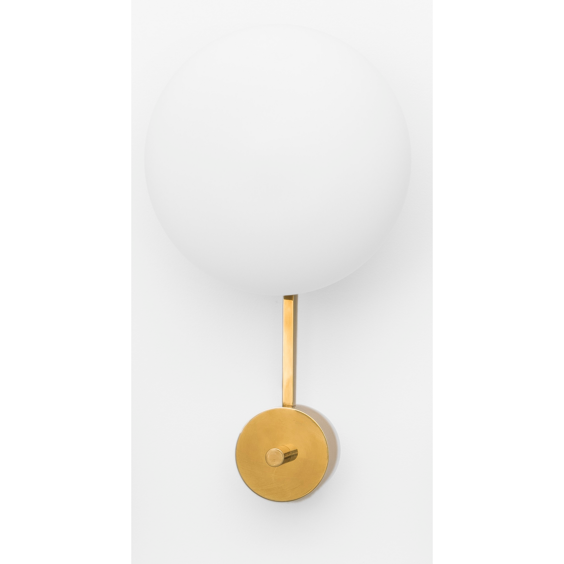 Design for Macha Stella 12:15 Ceiling or Wall-Mounted Unpolished Lucid Two-Armed Brass Lamp