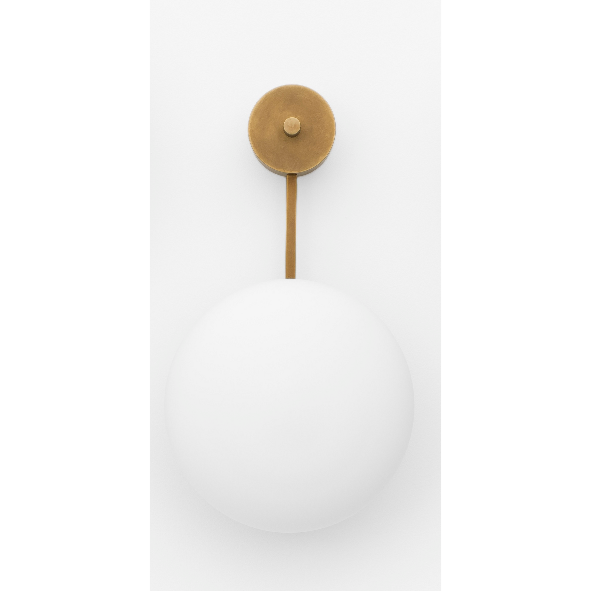 Design for Macha Stella 12:15 Ceiling or Wall-Mounted Unpolished Opaque Two-Armed Brass Lamp