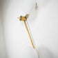 Design for Macha Stella Baby Ceiling or Wall-Mounted Unpolished Balanced Two-Armed Brass Lamp