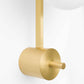 Design for Macha Stella Cosmos Ceiling or Wall-Mounted Polished Brushed Ten-Armed Brass Lamp