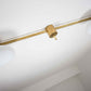 Design for Macha Stella Snooker Ceiling or Wall-Mounted Unpolished Balanced Two-Armed Brass Lamp