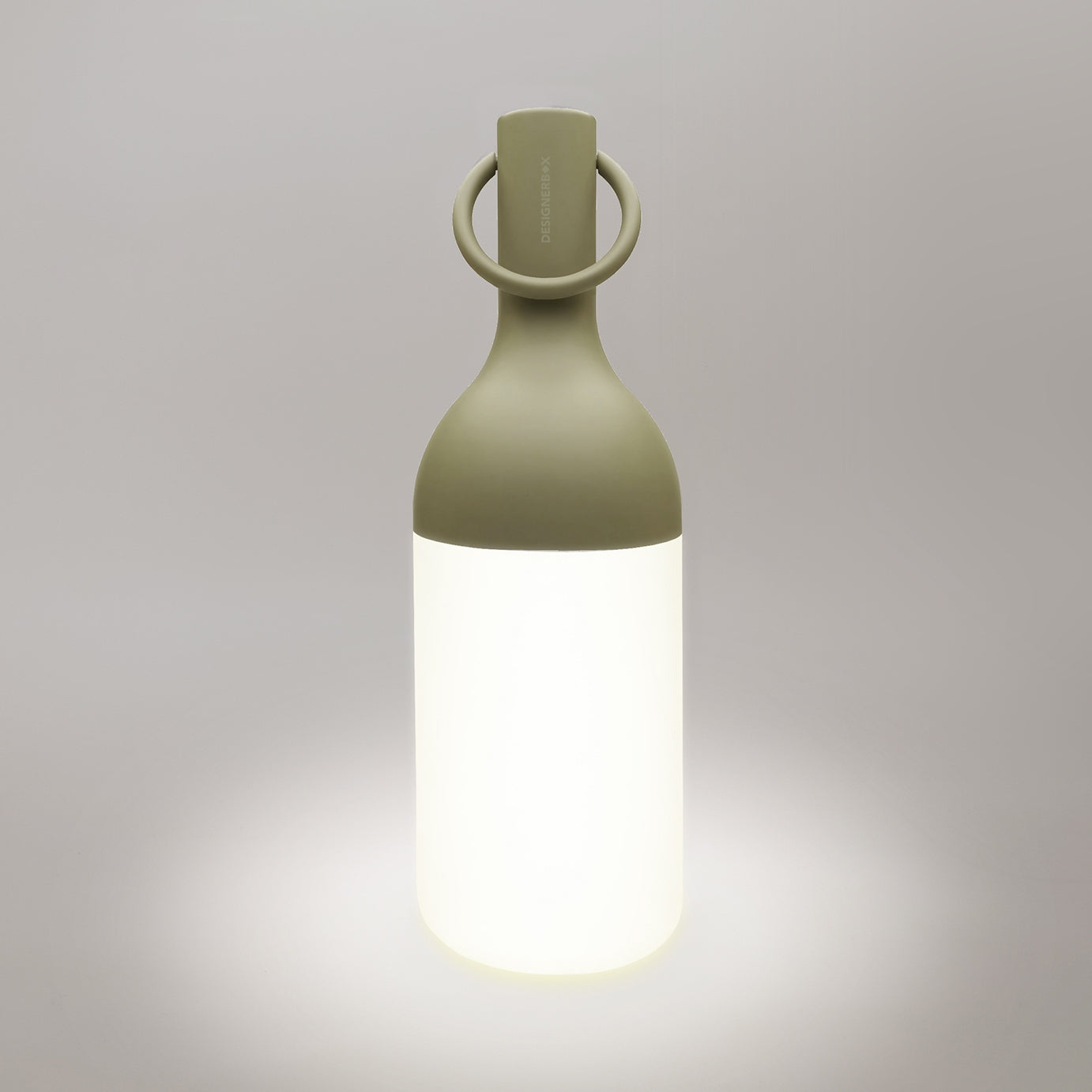 DesignerBox ELO 12" Khaki Rechargeable LED Table Lamp