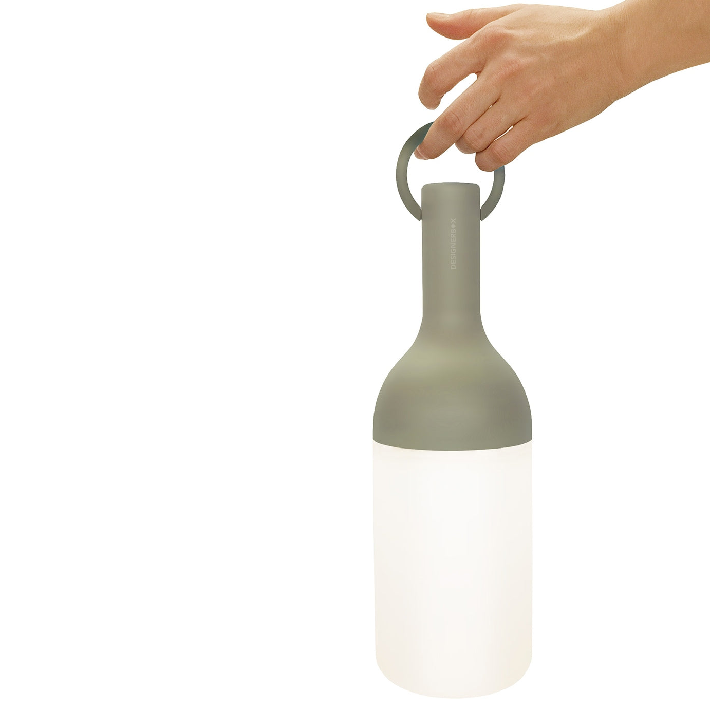 DesignerBox ELO 12" Khaki Rechargeable LED Table Lamp