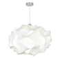 EQ Light Cloud Globe 28" Extra Large White Pendant Light With Polypropylene Shade