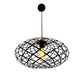 EQ Light Ikal 21" Black Oval Pendant
