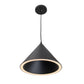 EQ Light Itayetzi 12" Black Cone LED Pendant Light