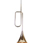 EQ Light Ixchel 7" Gold Trumpet Pendant Light