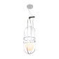 EQ Light Nicancil 8" Chrome Mid Century Pendant Light