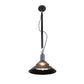 EQ Light Yalit 12" Black Cone Pendant Light