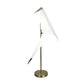 EQ Light Zeitler 33" Satin Brass LED Table Lamp