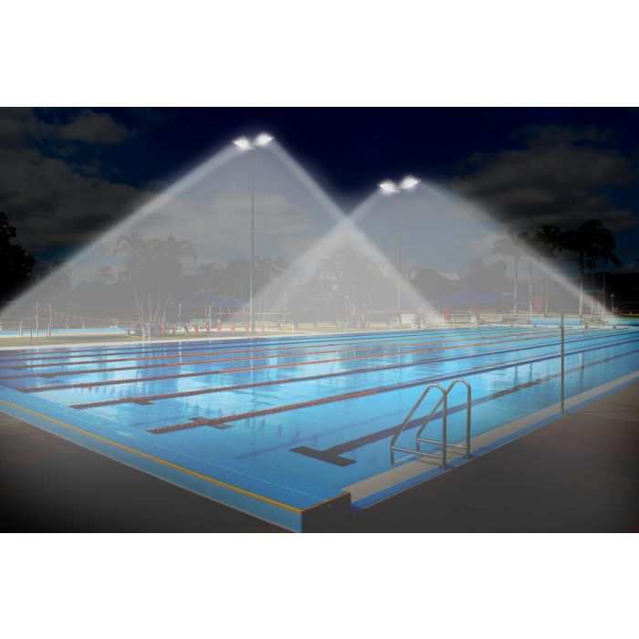 Eleding 36” x 9” x 4” Series Solar Power Ai-Smart Cree LED Area Parking Light