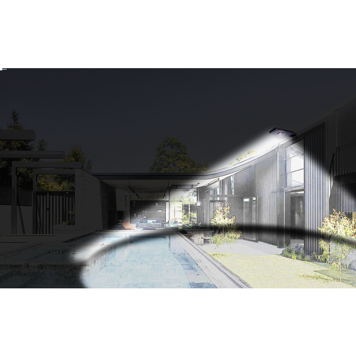 Eleding 36” x 9” x 4” Series Solar Power Ai-Smart Cree LED Area Parking Light