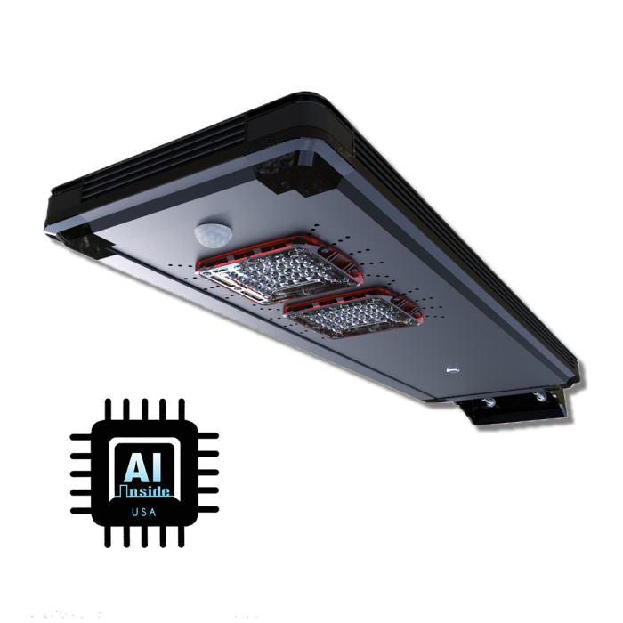Eleding 36” x 9” x 4” Series Solar Power Ai-Smart Cree LED Area Parking Light