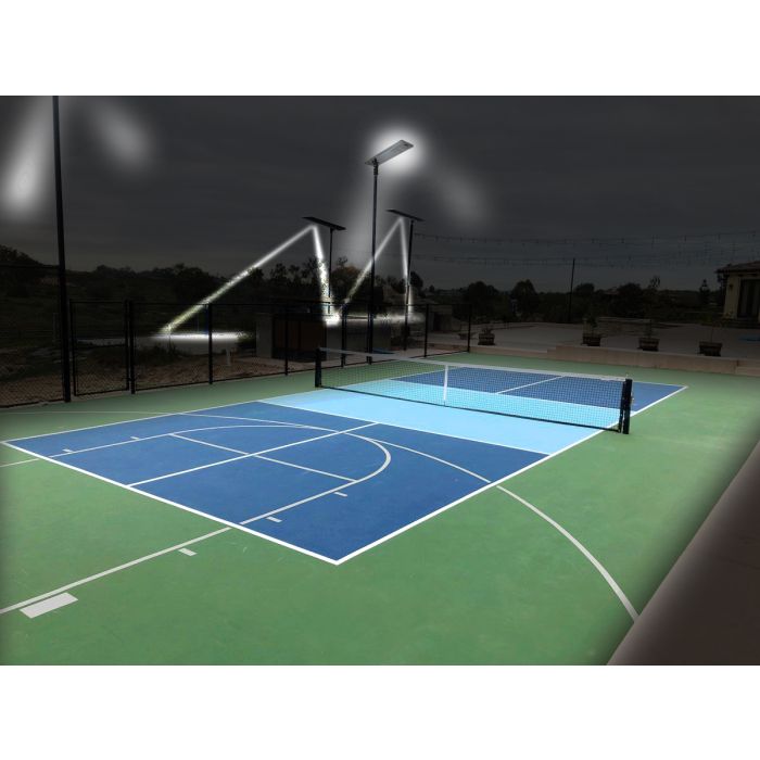 Eleding 59" x 13" x 2" Advanced Solar Hybrid Microgrid LED Street Light Series
